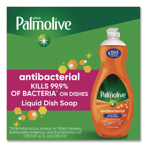 Image of Palmolive® Ultra Antibacterial Dishwashing Liquid, Orange Scent. 32,5 oz Bottle