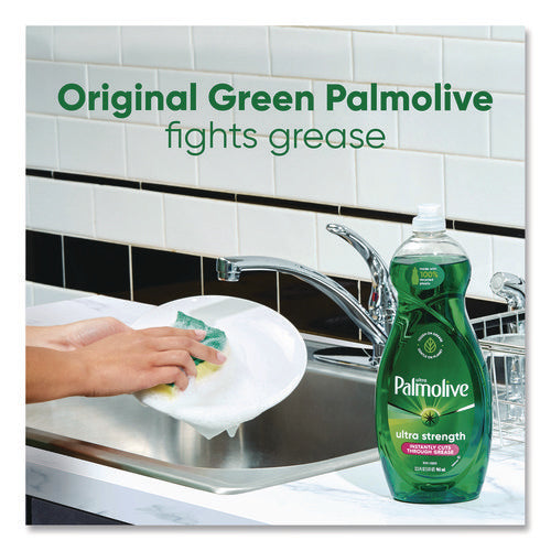 Image of Ultra Palmolive® Dishwashing Liquid, Ultra Strength, Original Scent, 32.5 oz Bottle