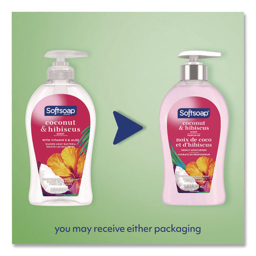 Image of Softsoap® Liquid Hand Soap Pumps, Coconut and Hibiscus, 11.25 oz