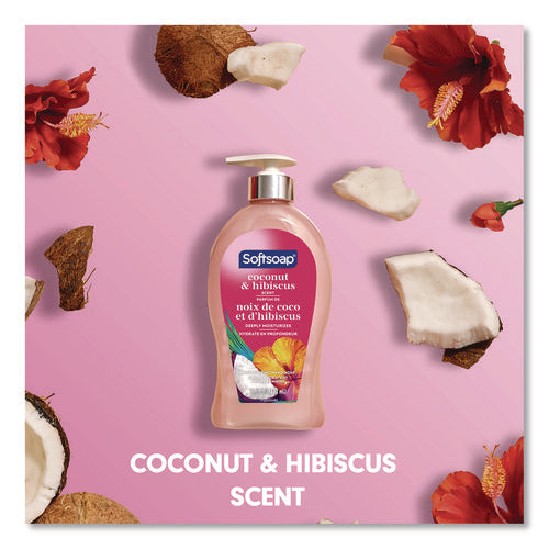 Image of Softsoap® Liquid Hand Soap Pumps, Coconut and Hibiscus, 11.25 oz