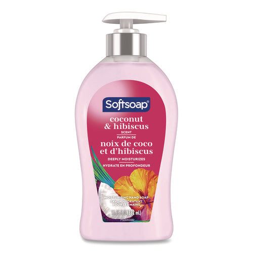 Image of Softsoap® Liquid Hand Soap Pumps, Coconut and Hibiscus, 11.25 oz