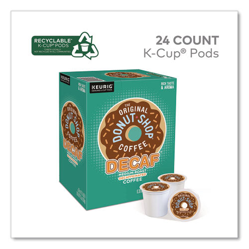 Image of The Original Donut Shop® Decaf Coffee K-Cups, 0.39 oz, 22/Box