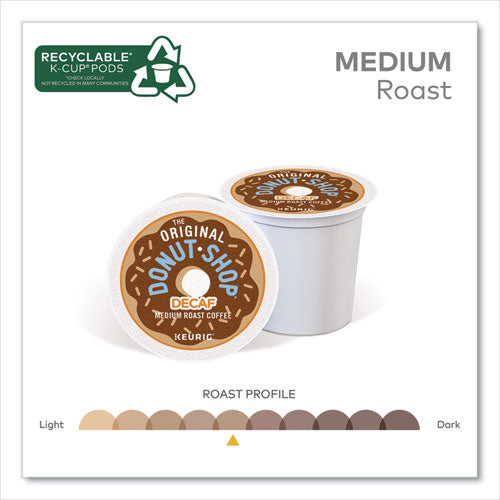 Image of The Original Donut Shop® Decaf Coffee K-Cups, 0.39 oz, 22/Box