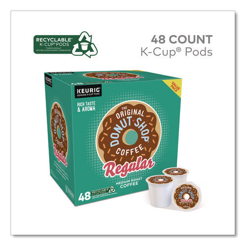 Image of The Original Donut Shop® Donut Shop Coffee K-Cups, Regular, 0.39 oz, 48/Box