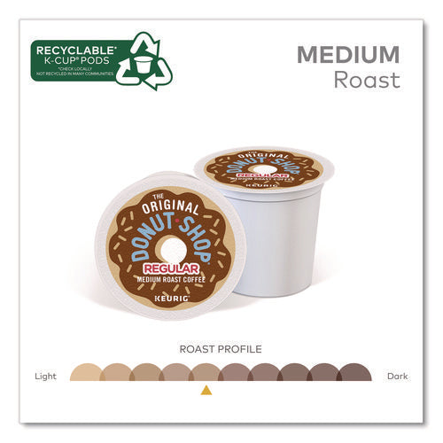 Image of The Original Donut Shop® Donut Shop Coffee K-Cups, Regular, 0.39 oz, 48/Box