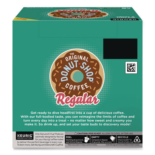 Image of The Original Donut Shop® Donut Shop Coffee K-Cups, Regular, 0.39 oz, 48/Box