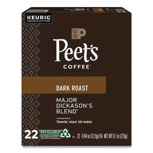 Image of Peet's Coffee & Tea® Major Dickason's Blend K-Cups, 0.44 oz, 88/Carton