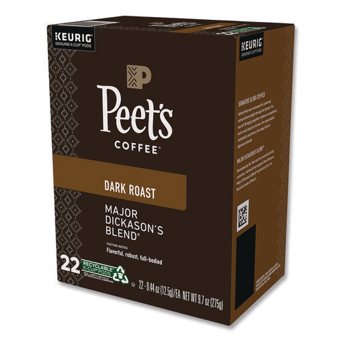 Image of Peet's Coffee & Tea® Major Dickason's Blend K-Cups, 0.44 oz, 88/Carton