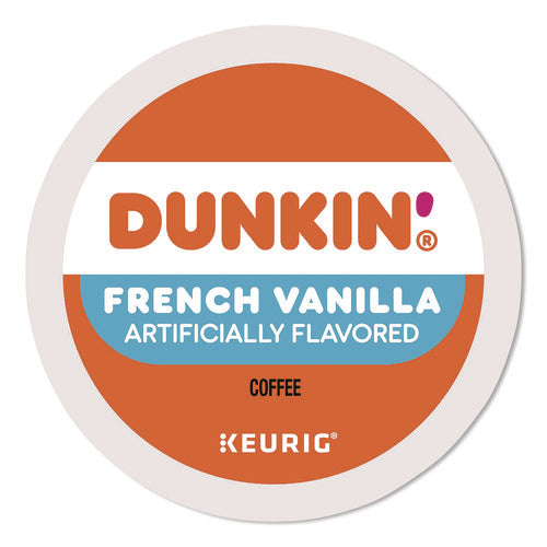 Image of Green Mountain Coffee® French Vanilla Coffee K-Cup Pods, 0.37 oz, 22/Box, 4 Boxes/Carton