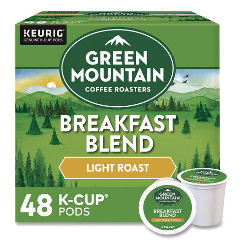Image of Green Mountain Coffee® Breakfast Blend Coffee K-Cups, 0.31 oz, 48/Box