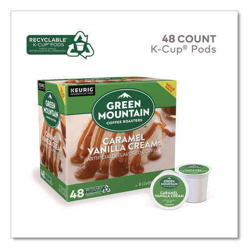 Image of Green Mountain Coffee® Caramel Vanilla Cream Coffee K-Cups, 0.33 oz, 48/Box