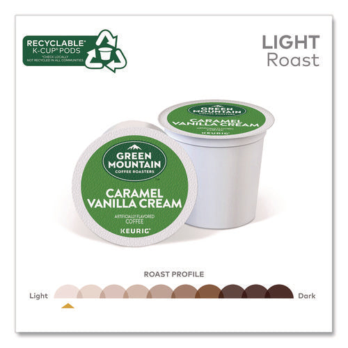Image of Green Mountain Coffee® Caramel Vanilla Cream Coffee K-Cups, 0.33 oz, 48/Box