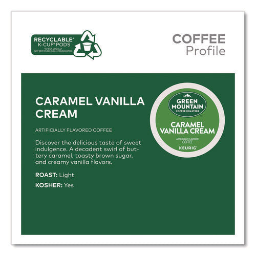Image of Green Mountain Coffee® Caramel Vanilla Cream Coffee K-Cups, 0.33 oz, 48/Box
