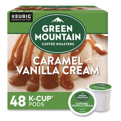 Image of Green Mountain Coffee® Caramel Vanilla Cream Coffee K-Cups, 0.33 oz, 48/Box