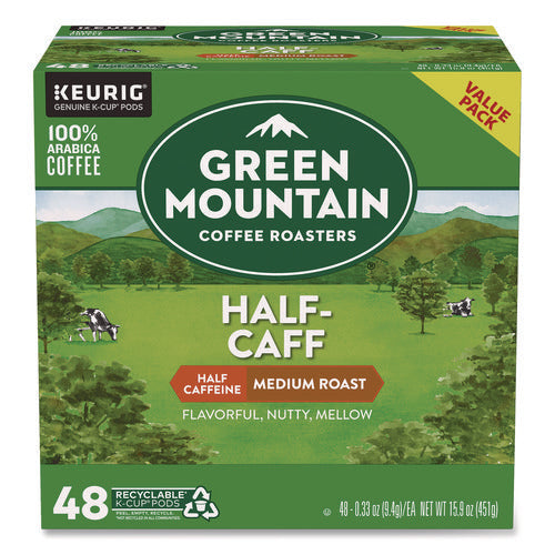 Image of Green Mountain Coffee® Half-Caff Coffee K-Cups, 0.33 oz, 48/Box