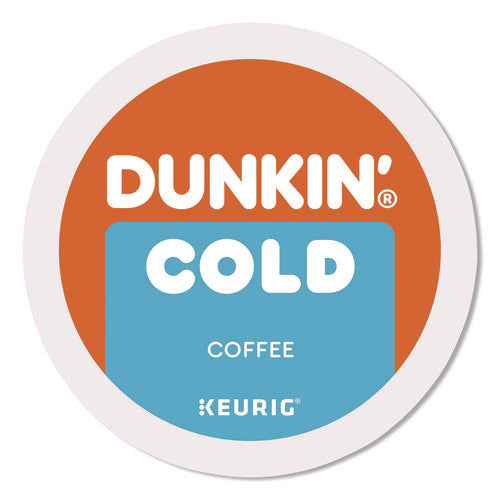 Image of Dunkin'® Cold Iced Coffee K-Cups, Regular, 0.44 oz, 22/Box