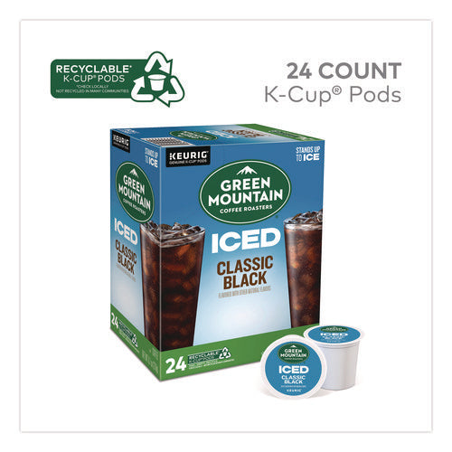 Image of Green Mountain Coffee® Classic Black Brew Over Ice Coffee K-Cups, 0.4 oz, 24/Box
