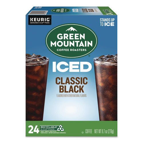 Image of Green Mountain Coffee® Classic Black Brew Over Ice Coffee K-Cups, 0.4 oz, 24/Box