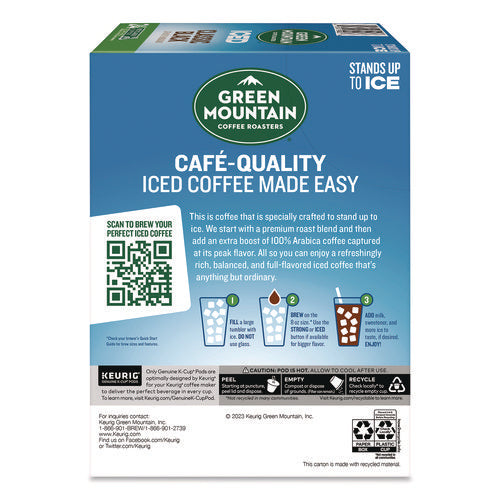 Image of Green Mountain Coffee® Classic Black Brew Over Ice Coffee K-Cups, 0.4 oz, 24/Box
