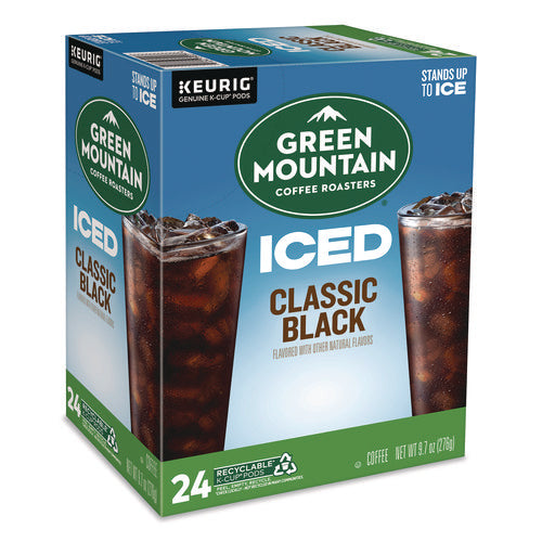 Image of Green Mountain Coffee® Classic Black Brew Over Ice Coffee K-Cups, 0.4 oz, 24/Box