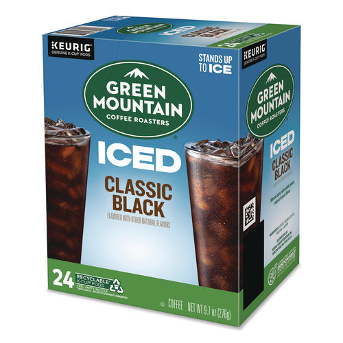 Image of Green Mountain Coffee® Classic Black Brew Over Ice Coffee K-Cups, 0.4 oz, 24/Box
