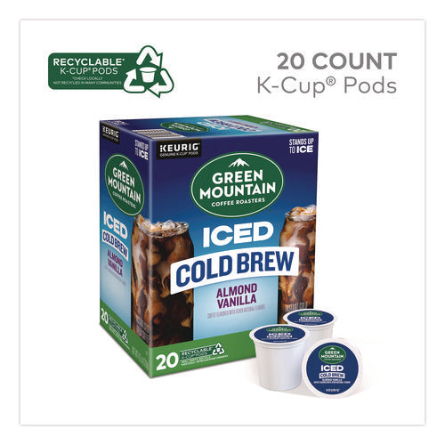 Image of Green Mountain Coffee® Almond Vanilla Brew Over Ice Coffee K-Cups, 0.21 oz, 20/Box