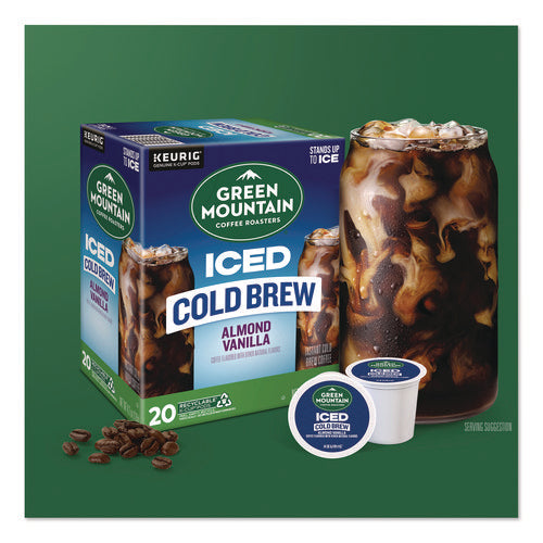 Image of Green Mountain Coffee® Almond Vanilla Brew Over Ice Coffee K-Cups, 0.21 oz, 20/Box