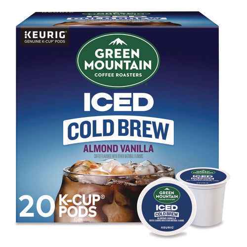 Image of Green Mountain Coffee® Almond Vanilla Brew Over Ice Coffee K-Cups, 0.21 oz, 20/Box
