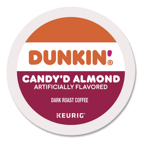 Image of Dunkin'® Candy'd Almond Coffee K-Cups, 0.35 oz, 22/Box