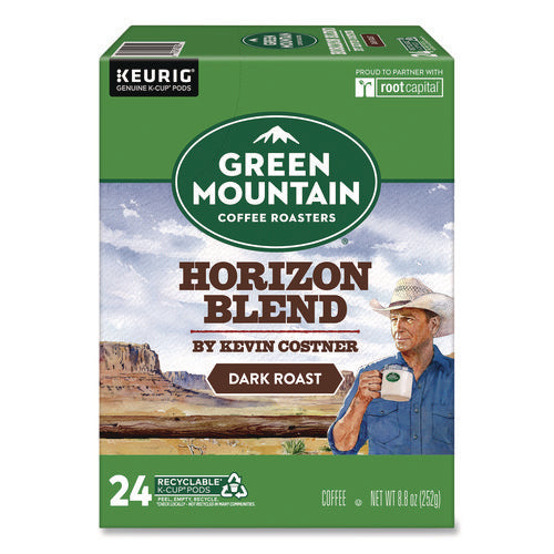 Image of Green Mountain Coffee® Horizon Blend by Kevin Costner Coffee K-Cups, 0.37 oz, 24/Box