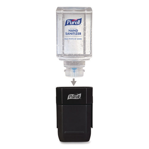 Image of PURELL® ES1 Hand Sanitizer Dispenser Starter Kit, 450 mL, 3.12 x 5.88 x 5.81, Graphite