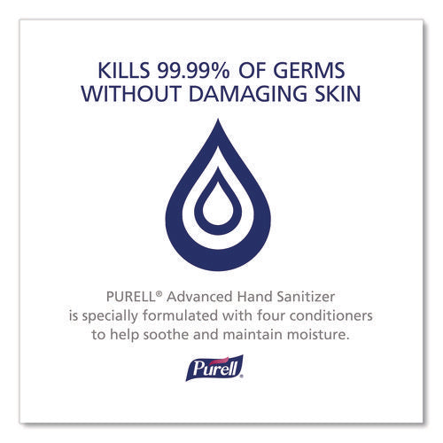 Image of PURELL® ES1 Hand Sanitizer Dispenser Starter Kit, 450 mL, 3.12 x 5.88 x 5.81, Graphite