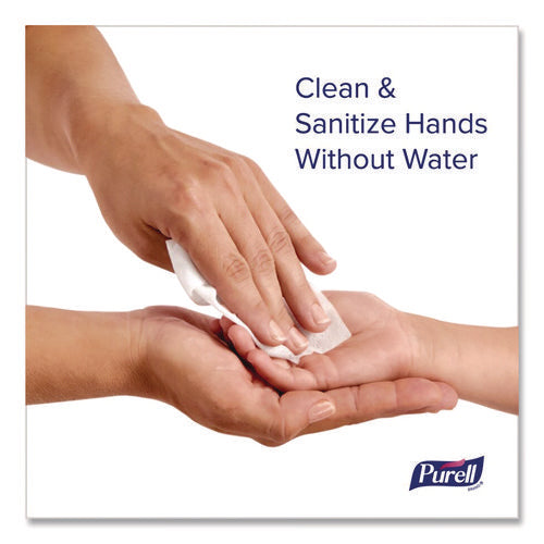 Image of PURELL® Hand Sanitizing Wipes, Clean Refreshing Scent, White, 20 Wipes/Pack, 12 Packs/Carton