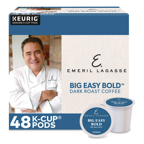 Image of Emeril's Big Easy Bold Coffee K-Cups, 0.4 oz, 48/Box
