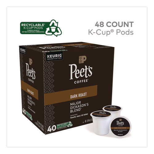 Image of Peet's Coffee & Tea® Major Dickason's Blend K-Cups, 0.44 oz, 40/Box