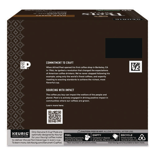 Image of Peet's Coffee & Tea® Major Dickason's Blend K-Cups, 0.44 oz, 40/Box