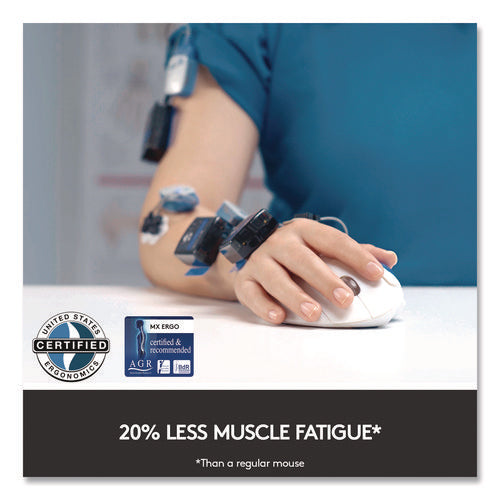 Image of Logitech® MX Ergo Plus Advanced Wireless Trackball Mouse, 2.4 GHz Frequency/33 ft Wireless Range, Right Hand Use, Black