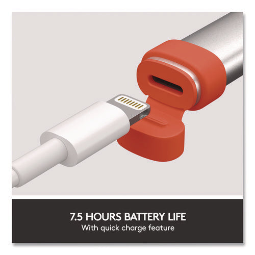 Image of Logitech® Crayon, for iPad, Silver/Orange