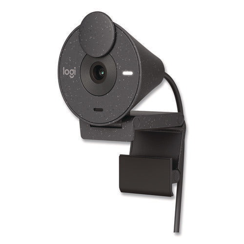 Image of Logitech® Brio 300 HD Webcam, 1920 pixels x 1080 pixels, 2 Mpixels, Graphite