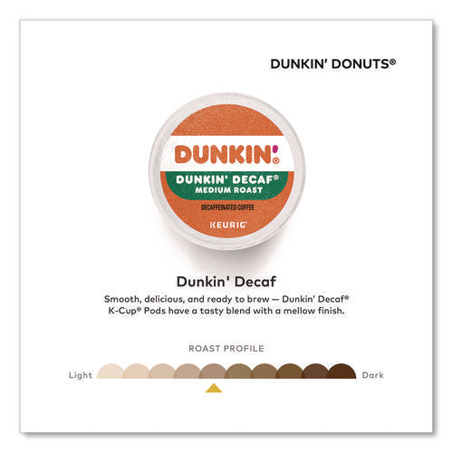 Image of Dunkin'® K-CUP PODS, DUNKIN' DECAF, 44/BOX