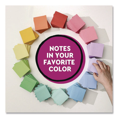 Image of Post-it® Notes Super Sticky Super Sticky Notes, 3 x 3, Mulberry, 90 Sheets/Pad, 5 Pads/Pack