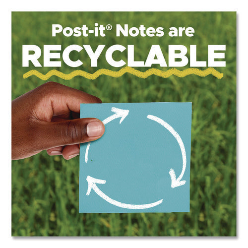 Image of Post-it® Notes Super Sticky Super Sticky Notes, 3 x 3, Mulberry, 90 Sheets/Pad, 5 Pads/Pack