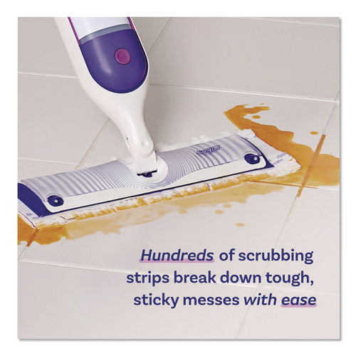 Image of Swiffer® PowerMop Mopping Pads, 15.4 x 5.3, White/Purple. 11/Pack