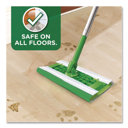 Image of Swiffer® Sweeper TRAP + LOCK Wet Mop Cloth, 8 x 10, White, Lavender Scent, 24/Pack