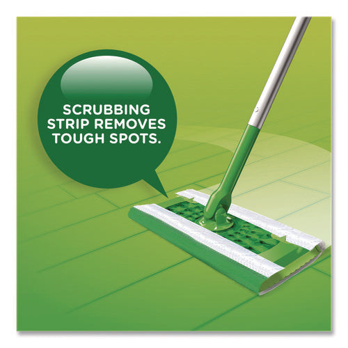 Image of Swiffer® Sweeper TRAP + LOCK Wet Mop Cloth, 8 x 10, White, Lavender Scent, 24/Pack