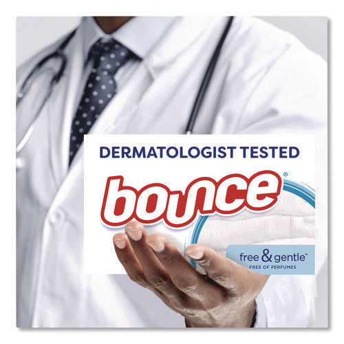 Image of Bounce® free and gentle Dryer Sheets, Fragrance-Free, 240/Box