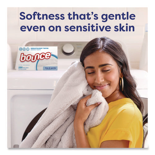 Image of Bounce® free and gentle Dryer Sheets, Fragrance-Free, 240/Box