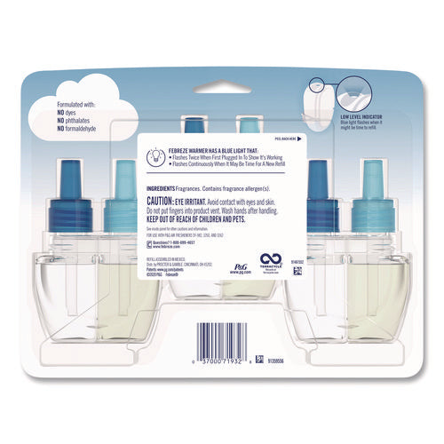 Image of Febreze® PLUG Air Freshener Refills, Ocean, 0.87 oz, 3/Pack