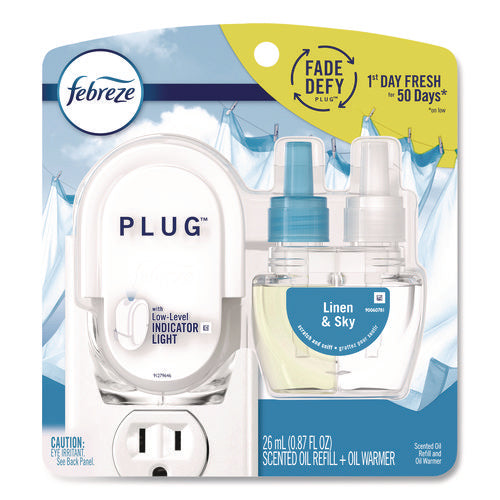 Image of Febreze® PLUG Air Freshener Warmer Start Kit, Clear/White