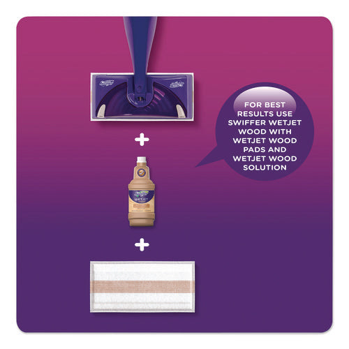 Image of Swiffer® WetJet System Wood Cleaning Solution Refill, Woodsy Scent, 42.2 oz Bottle, 2/Pack